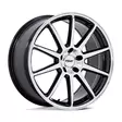TW004 CANARD GLOSS BLACK W/ MACHINED FACE 9,5x19 5/114,3 ET40 CB72,6 60° - Alumiinivanteet - 341650 - 1