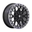 M48 PORTAL BEADLOCK SATIN BLACK W/ GRAY TINT RING 6x15 4/156 ET38 CB115,1 60° - Alumiinivanteet - 350360 - 1