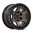 BR022 BAHARI BURNT BRONZE W/ MATTE BLACK LIP 8,5x17 5/127 ET-10 CB71,5 60° - Alumiinivanteet - 354660 - 1