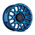 LA PAZ UTV BLUE W/ BLACK BOLTS 7x15 4/156 ET51 CB132,0 60° - Alumiinivanteet - 358130 - 1