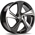 Aqua Black Front Polished 8x19 5/112 ET45 CB57.1 60° - Alumiinivanteet - 352010 - 1