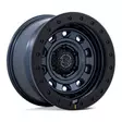 BR023 XPLORER METALLIC BLUE W/ BLACK ROCK GUARD 9x17 6/139,7 ET1 CB106.1 60° - Alumiinivanteet - 353790 - 1