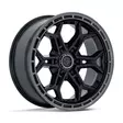 FC896 HEATHEN GLOSS BLACK W/ GLOSS GUNMETAL LIP 9x20 6/135 ET20 CB87.1 60° - Alumiinivanteet - 368980 - 1