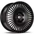 GIFT Black Glossy 9,5x20 5/112 ET45 CB66.6 60° - Alumiinivanteet - 363230 - 1