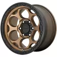 KM541 Matte Bronze With Black Lip 9x20 5/127 ET0 CB71.5 60° - Alumiinivanteet - 254440 - 1
