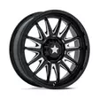 M55 COMMANDER UTV GLOSS BLACK MILLED 7x22 4/137/156 ET0 CB110.1 60° - Alumiinivanteet - 369490 - 1
