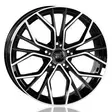 MM1020 Black Polished 8x18 5/108 ET45 60° - Alumiinivanteet - 364550 - 1