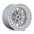 PA208 EQUALIZER BL GLOSS SILVER W/ MACHINED FACE 9x17 6/139,7 ET-38 CB108.0 60° - Alumiinivanteet - 370520 - 1