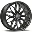 SCF-P Half Black Matt 8x18 5/112 ET40 CB66.6 60° - Alumiinivanteet - 348430 - 1