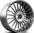 VOSSEN HF8 Brush Black Diam 9x22 5/112 ET35 CB66.6 60° - Alumiinivanteet - 312260 - 2