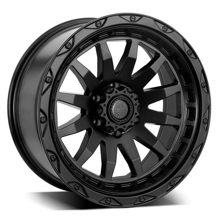 A209 Flatblack 8,5x17 6/139,7 ET18 CB106,1 60° - Alumiinivanteet - 300330 - 1