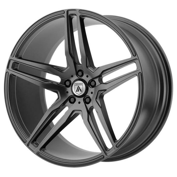 AB12 Matte Graphite 10,5x20 5/115 ET20 CB72,6 60° - Alumiinivanteet - 239050 - 1