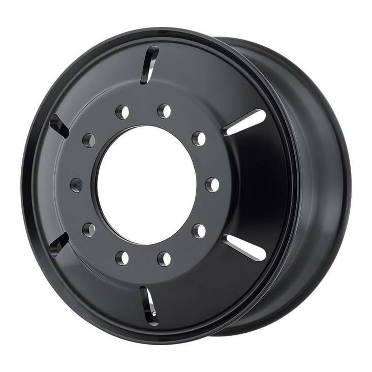 AO403 Satin Black Milled - Inner 8,25x5 10/285,75 ET144 CB220,1 60° - Alumiinivanteet - 277410 - 1