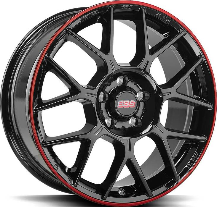 BBS XR Black 8x18 5/100 ET45 CB70.0 60° - Alumiinivanteet - 306080 - 1