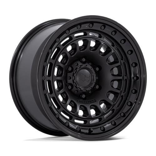 BR014 SAHARA MATTE BLACK W/ GLOSS BLACK LIP 9x17 5/127 ET0 CB71.5 60° - Alumiinivanteet - 332120 - 1