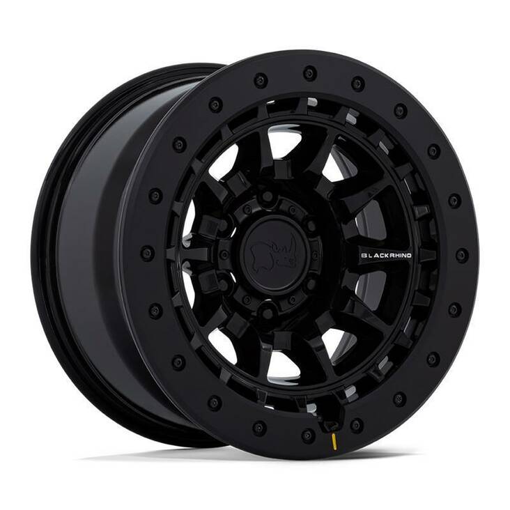 BR016 TUSK GLOSS BLACK 8,5x17 6/139,7 ET0 CB106,1 60° - Alumiinivanteet - 333840 - 1
