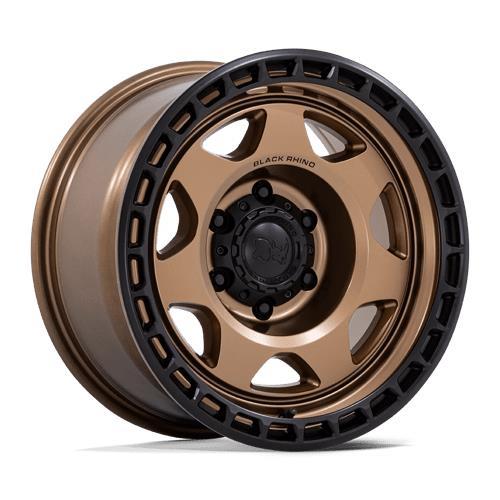 BR018 VOYAGER MATTE BRONZE W/ M-BLACK LIP 8,5x17 5/127 ET-10 CB71,5 60° - Alumiinivanteet - 335150 - 1