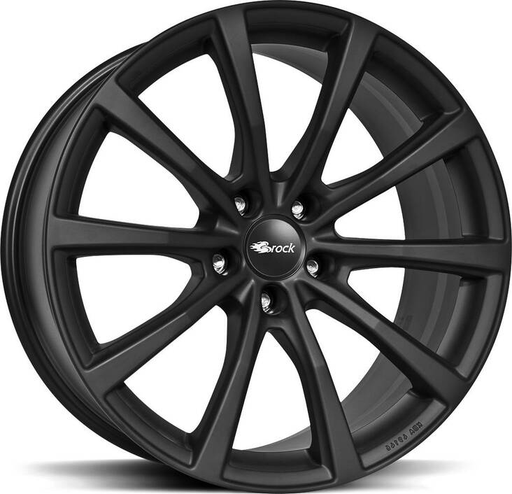 BROCK B32 Black Matt 7,5x19 5/112 ET53.5 CB66.6 R14 - Alumiinivanteet - 306220 - 1