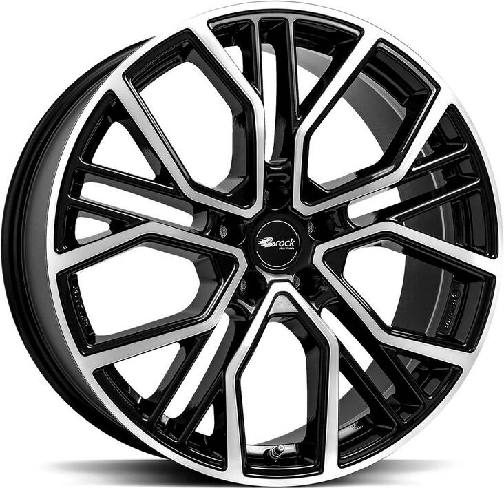 Brock B41 Black Polished (SGVP) 8,5x20 5/120 ET41.5 CB72,6 POISTO Flat - Alumiinivanteet - 286460 - 1