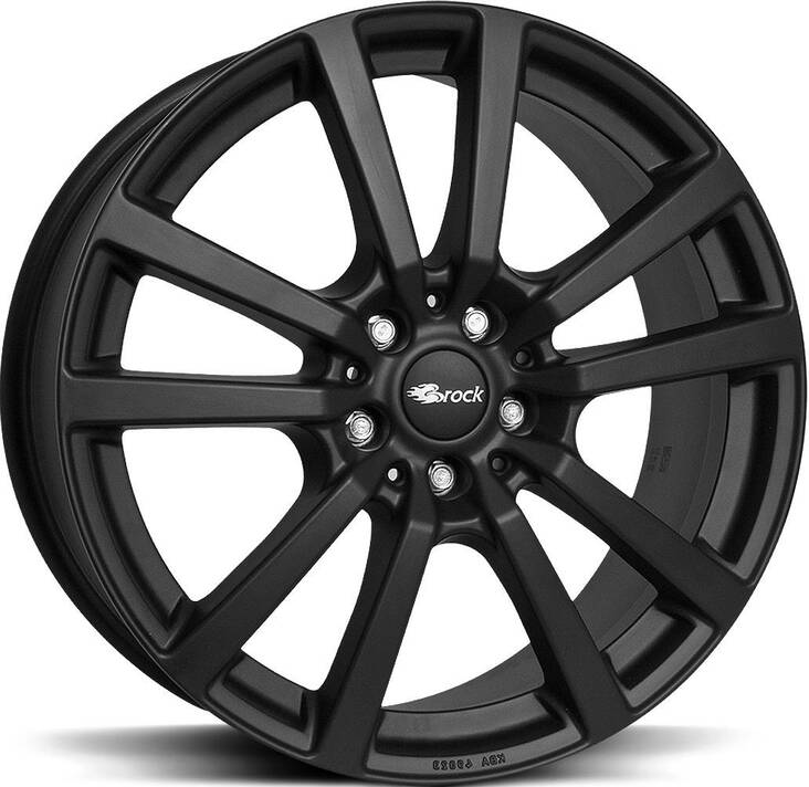 BROCK RC25T Black Matt 6,5x16 5/160 ET60 CB65.1 60° - Alumiinivanteet - 297800 - 1