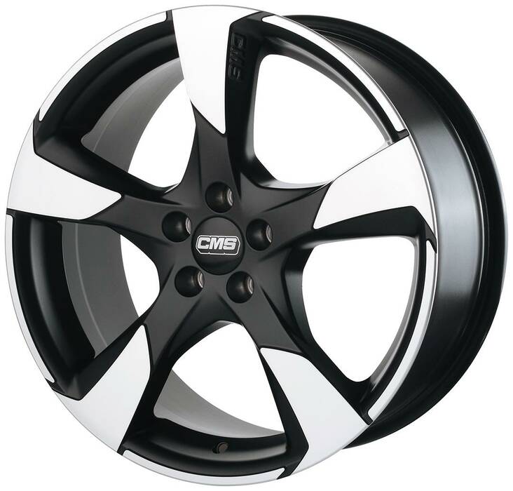 CMS C18 Diamond Matt Black 7,5x17 4/100 ET35 CB67,1 60° - Alumiinivanteet - 302820 - 1