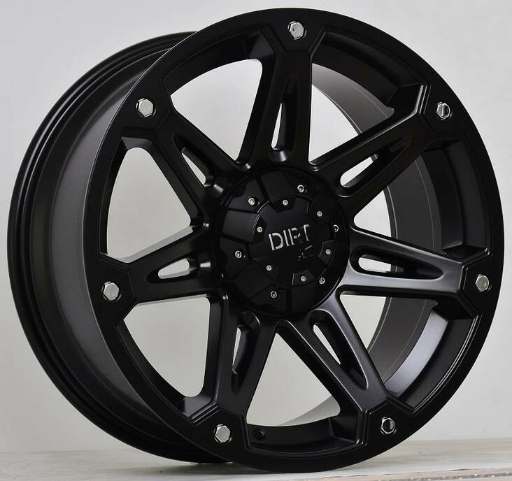 D53A Flatblack 9,5x20 5/120/139,7 ET20 CB78.1 60° - Alumiinivanteet - 234260 - 1