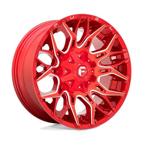 D771 TWITCH CANDY RED MILLED 12x22 5/114,3/127 ET-44 CB78,0 60° - Alumiinivanteet - 302210 - 1