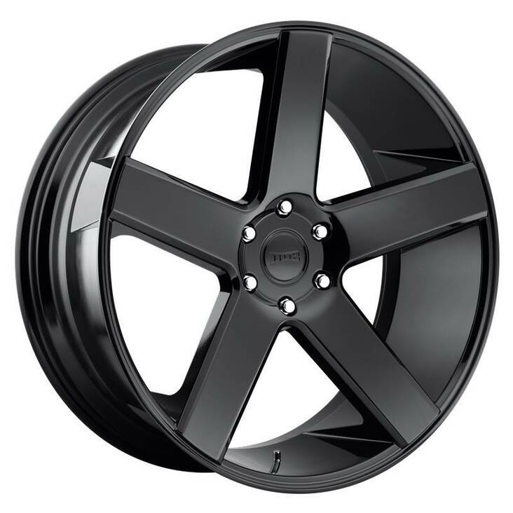 DC216 GLOSS BLACK 9,5x22 5/127 ET11 CB78,1 60° - Alumiinivanteet - 251200 - 1