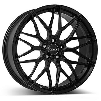 DOTZ Suzuka black 9x20 5/112 ET35 CB70,1 60° - Alumiinivanteet - 258280 - 1
