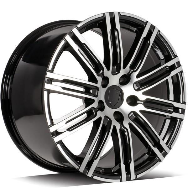 Elite Black Front Polished 9,5x20 5/130 ET50 CB71,6 60° - Alumiinivanteet - 320200 - 1