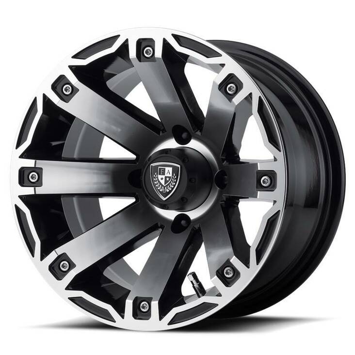 FA143 Machined Gloss Black 7x12 4/101,6 ET-47 CB70,7 60° - Alumiinivanteet - 324940 - 1