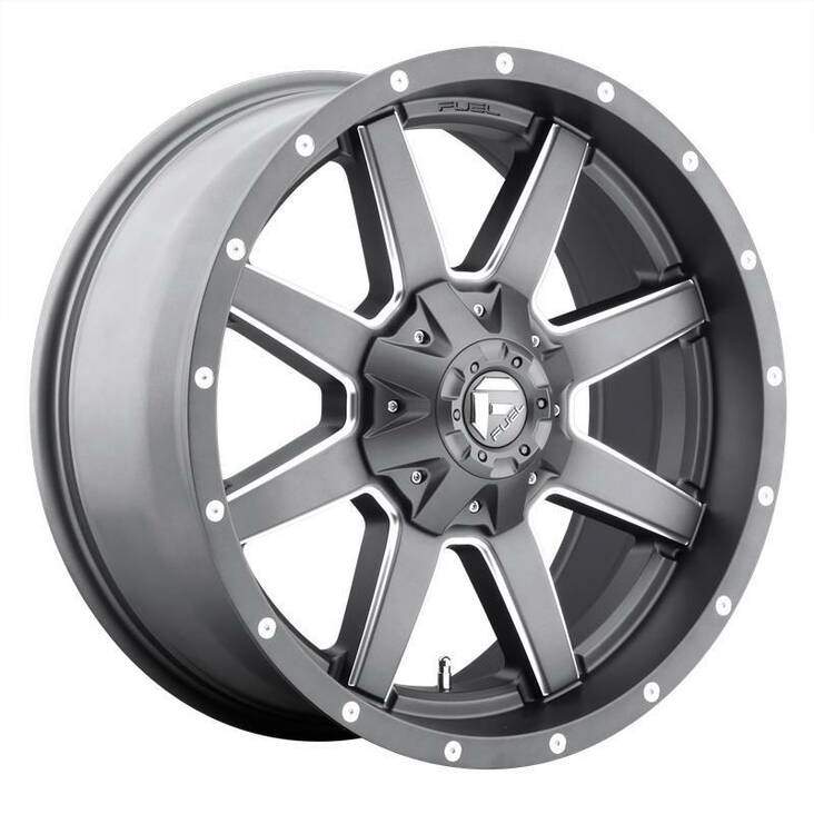 FC542 MATTE GUN METAL MILLED 9x20 6/135/139,7 ET1 CB106,1 60° - Alumiinivanteet - 251970 - 1