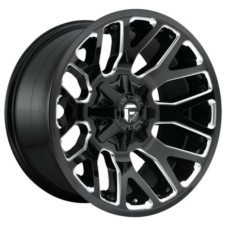 FC623 GLOSS BLACK MILLED 9x20 6/135/139,7 ET20 CB106.1 60° - Alumiinivanteet - 246750 - 1
