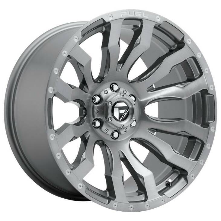 FC693 BRUSHED GUN METAL TINTED CLEAR 10x22 8/165,1 ET-18 CB125,1 60° - Alumiinivanteet - 246930 - 1