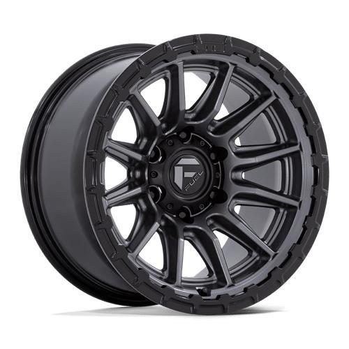 FC866 PISTON MATTE GUNMETAL W/ GLOSS BLACK LIP 10x22 5/127 ET-18 CB71,5 60° - Alumiinivanteet - 333340 - 1