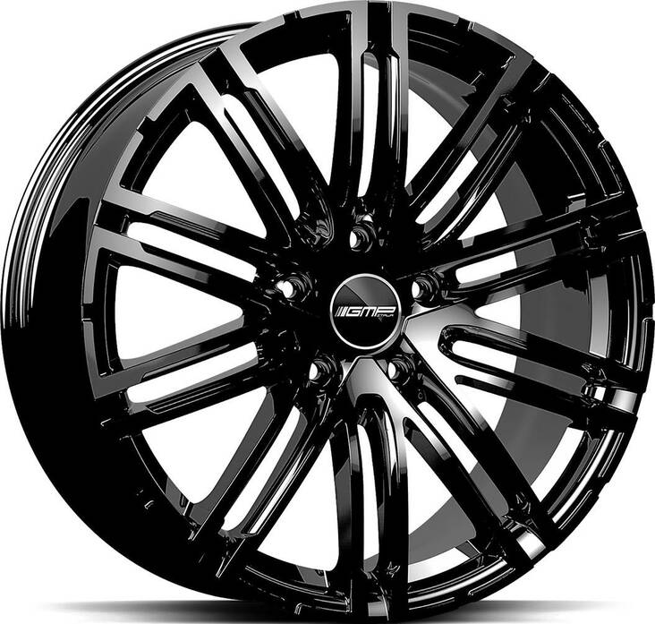 GMP Targa Gloss Black 11,5x22 5/130 ET52 CB71.6 R14 - Alumiinivanteet - 286330 - 1