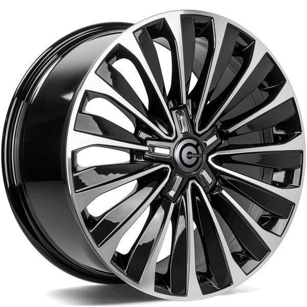 Hamburg Black Front Polished 8x18 5/112 ET48 CB66,5 60° - Alumiinivanteet - 314210 - 1