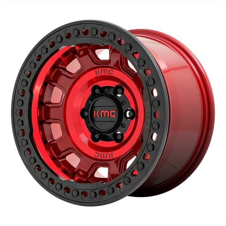 KM236 Candy Red 9x17 6/139,7 ET-38 CB108,0 60° - Alumiinivanteet - 299220 - 1
