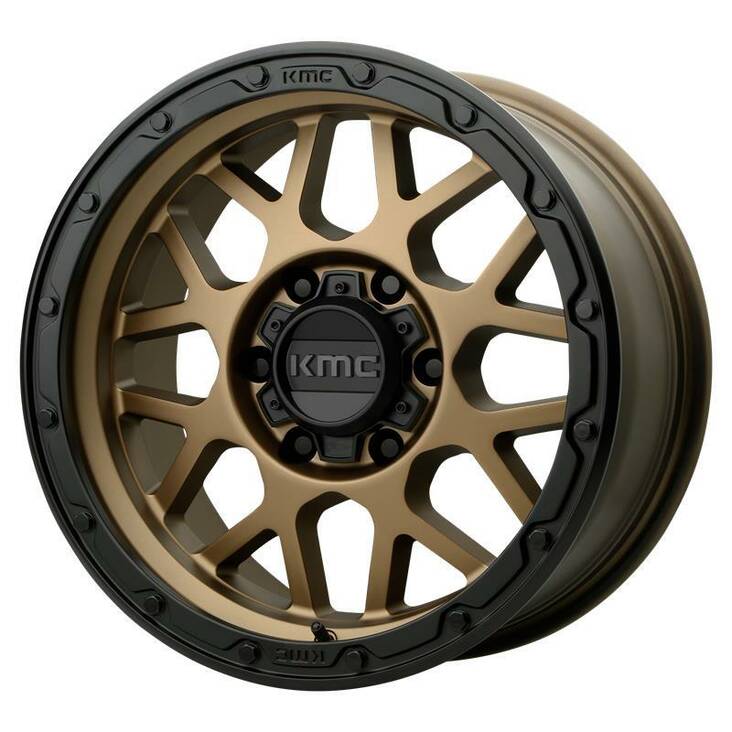 KM535 Matte Bronze Matte Black Lip 8,5x18 5/127 ET35 CB71,5 60° - Alumiinivanteet - 274410 - 1