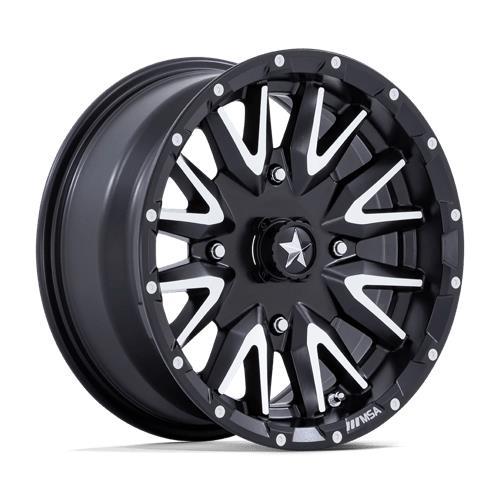 M49 CREED MATTE BLACK MACHINED 7x24 4/156 ET0 CB115.1 60° - Alumiinivanteet - 335300 - 1