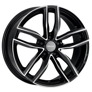 MAK Sarthe Black Mirror 7x17 5/112 ET40 CB57,1 R13 - Alumiinivanteet - 34260 - 1