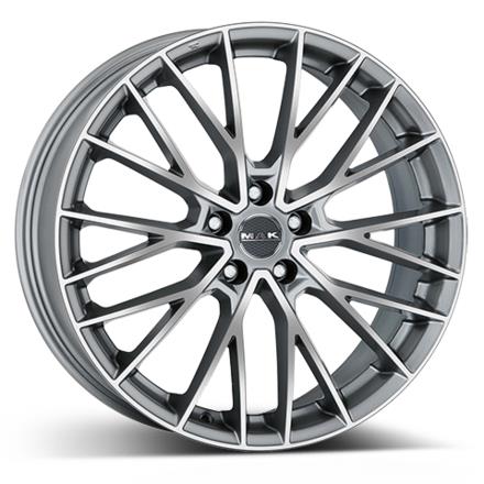 MAK Speciale Graphite Mirr. 9x22 5/108 ET38 CB63,4 60° - Alumiinivanteet - 258860 - 1