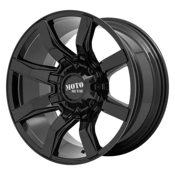 MO804 SPIDER GLOSS BLACK 9x20 8/165,1 ET18 CB125,1 60° - Alumiinivanteet - 327380 - 1