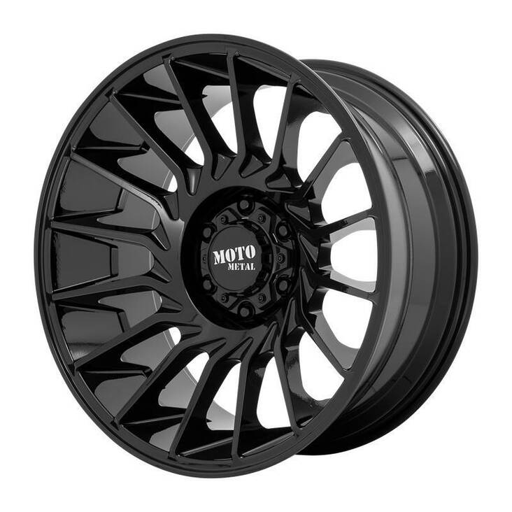 MO807 GLOSS BLACK 10x20 5/127 ET-18 CB71,5 60° - Alumiinivanteet - 280480 - 1