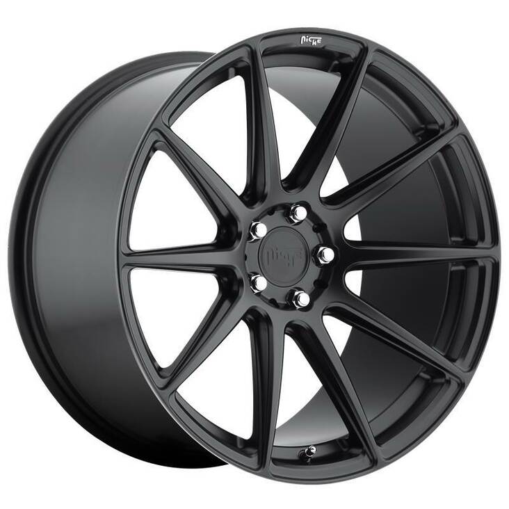 NC147 MATTE BLACK 9x20 5/112 ET38 CB66.5 60° - Alumiinivanteet - 280580 - 1