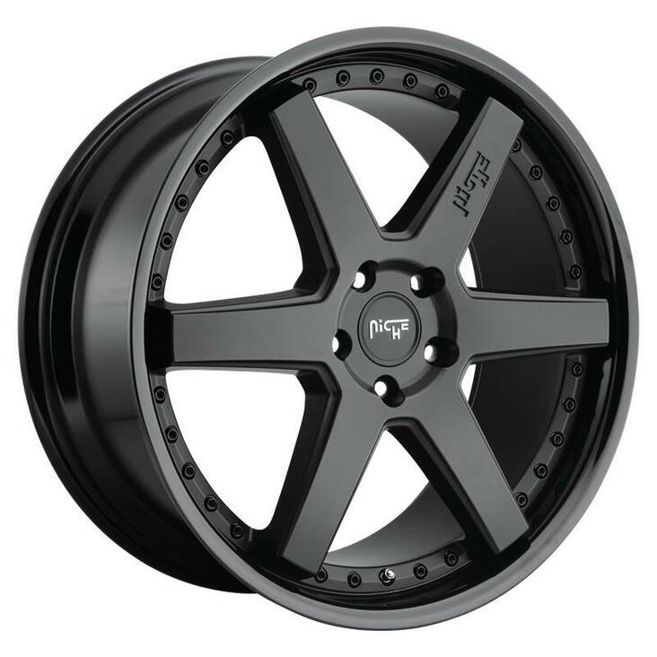 NC192 GLOSS BLACK MATTE BLACK 10,5x20 5/112 ET40 CB66.5 60° - Alumiinivanteet - 297260 - 1