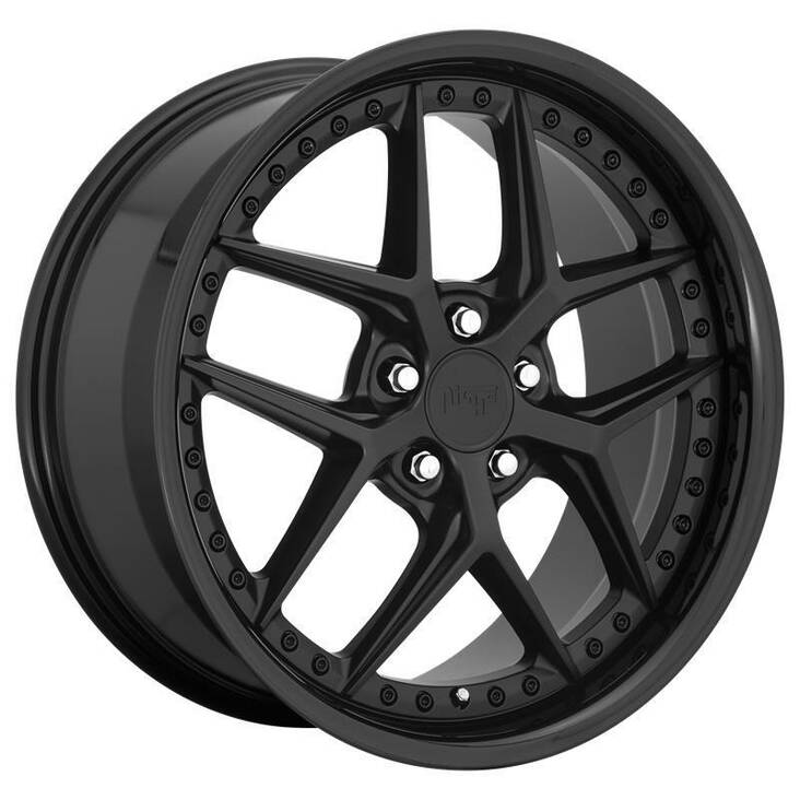 NC226 GLOSS BLACK MATTE BLACK 8,5x19 5/112 ET42 CB66,5 60° - Alumiinivanteet - 286780 - 1