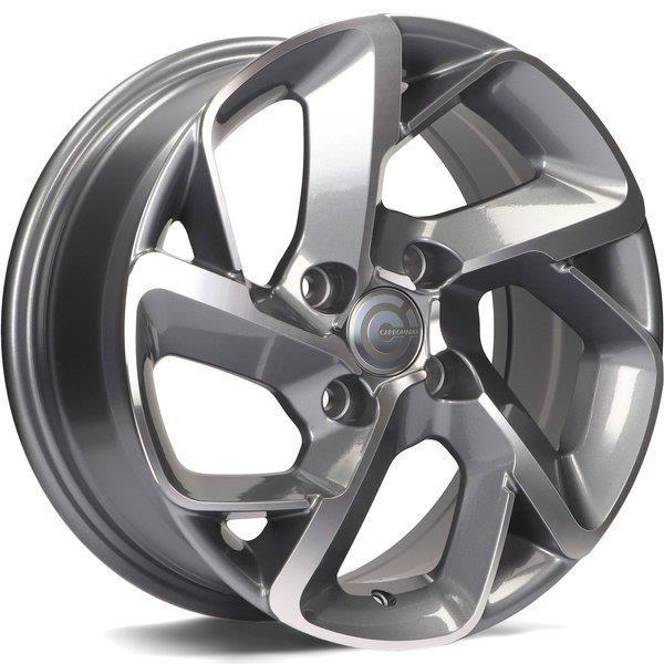 Nantes Anthracite Front Polished 6,5x15 4/108 ET25 CB65,1 60° - Alumiinivanteet - 314180 - 1
