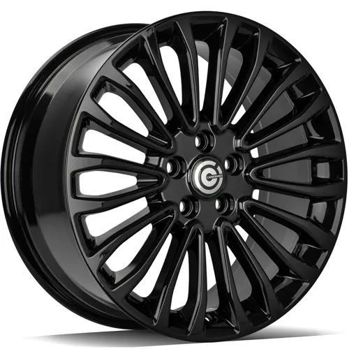 OHIO Black Glossy 8x18 5/108 ET55 CB63,4 60° - Alumiinivanteet - 336300 - 1