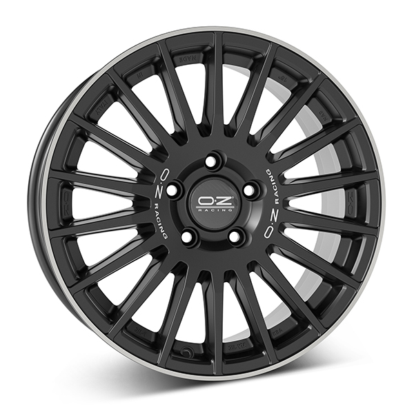 OZ Rally Desert M.Blk/Pol Lip 8x18 5-112 E35 C79,10 R14 - Alumiinivanteet - 8027529217810 - 1